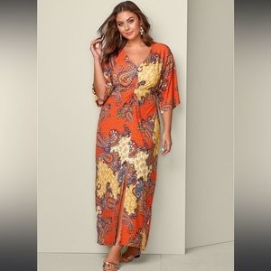 Venus Twist Front Maxi Dress
